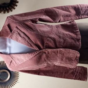 Vintage AC-3998 Pink Corduroy Utility Jacket Size med